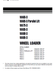 Komatsu WA65-3, WA65-3 Parallel Lift, WA75-3, WA85-3, WA90-3, WA95-3 Wheel Loader Workshop Service Repair Manual