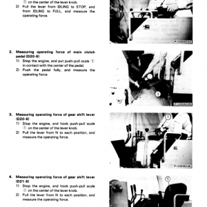 Komatsu D20A-6, D20P-6, D20P-6A, D20PL-6 Dozer Service Manual