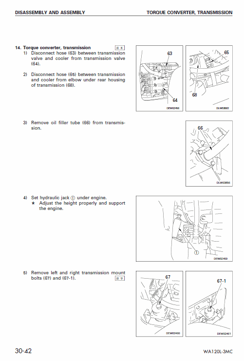 Komatsu WA120L-3MC Wheel Loader Service Repair Manual - 54104 and up