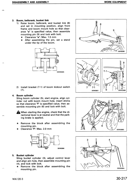 Komatsu WA120-3 (EU SPEC.) Wheel Loader Service Repair Workshop Manual (SN: 53001 and up )