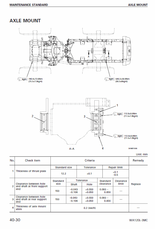 Komatsu WA120L-3MC Wheel Loader Service Repair Manual - 54104 and up